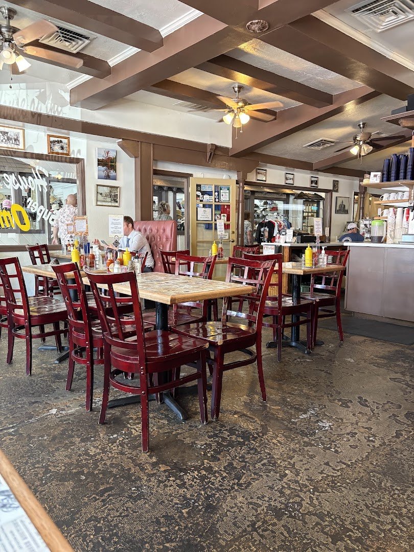 Classic restaurant seating in a casual room.